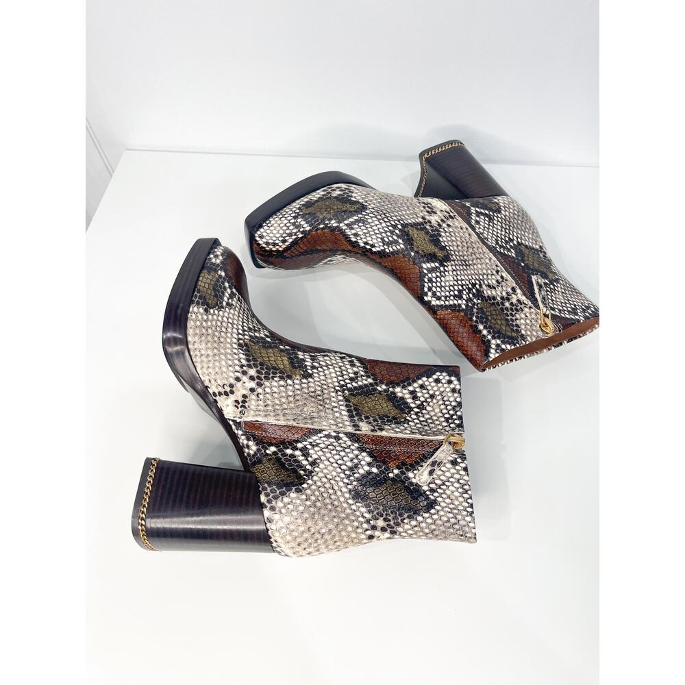 Tory Burch Ruby Python Snake Animal Embossed Retr… - image 5